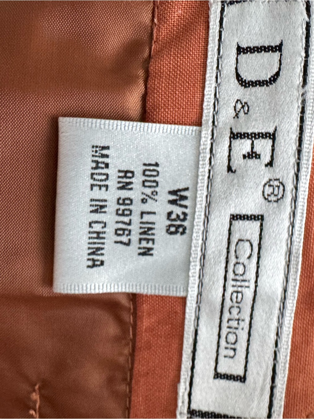 Plus-Size Rust Drawstring Culotte Trousers - Picture 6 of 9